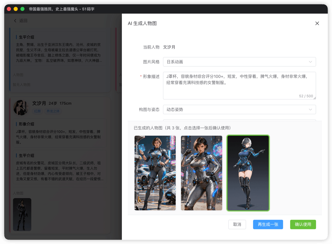 AI 生成人物图 - 51mazi